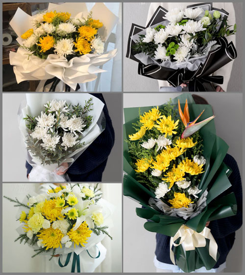 四川成都邛崃市茶园乡周场村白事花束代送
